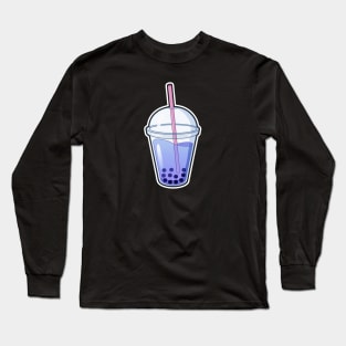 Purple Bubble Tea Long Sleeve T-Shirt